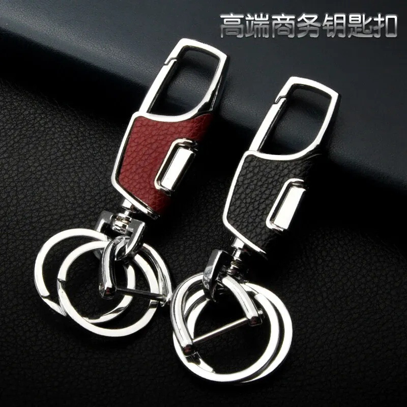 Creative Car Keychain Men's Waist Hanging Keychain Pendant Metal Key Chain Durable Motorcycle Key Chain Ring
