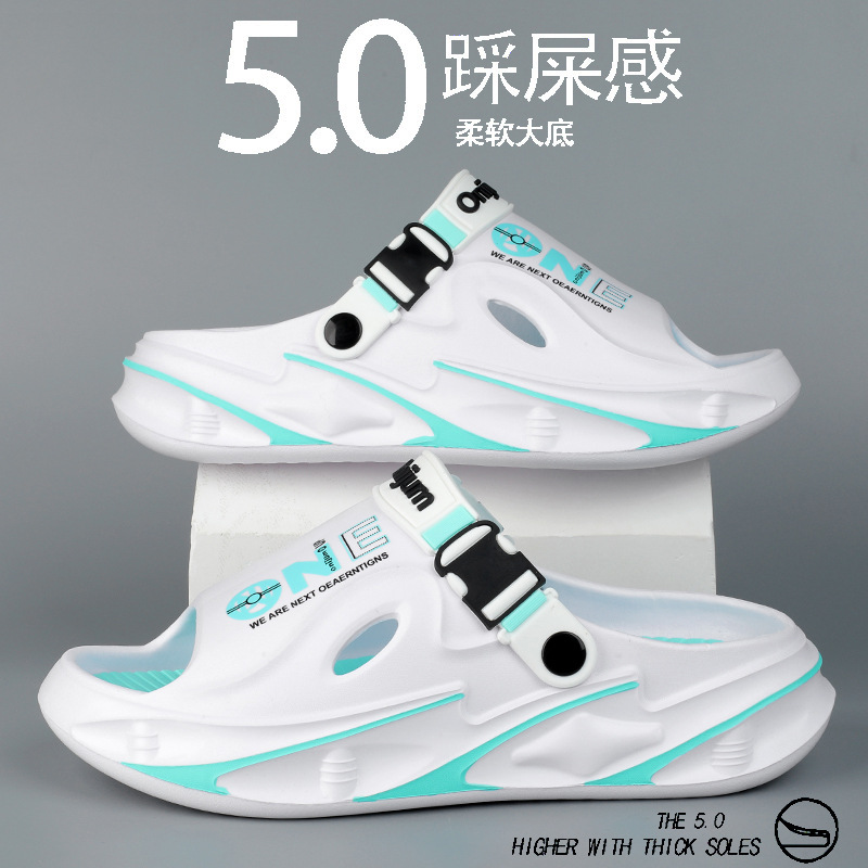 Zapatillas deportivas de moda de verano para hombres y mujeres, sandalias de suela suave, zapatos de playa antideslizantes, resistentes al desgaste y transpirables