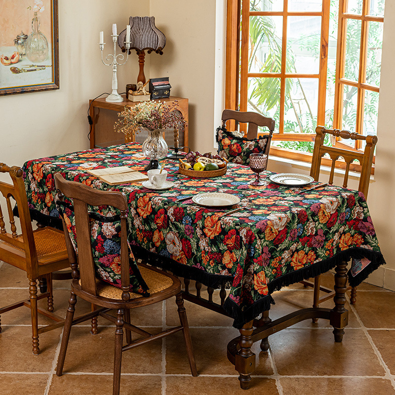 꽃무늬-검은 수염