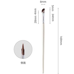 Scissors eye line brush eyebrow brush lower eyelid to frown brush diagonal detail outline eye makeup brush beauty makeup brush
