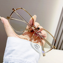 新款TR90大框素颜防蓝光眼镜韩版潮流全框架平光镜插芯镜腿30066