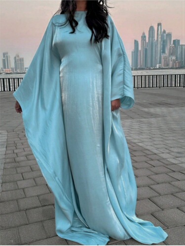 Muslim ladies fluorescent clothing fashion dress abay