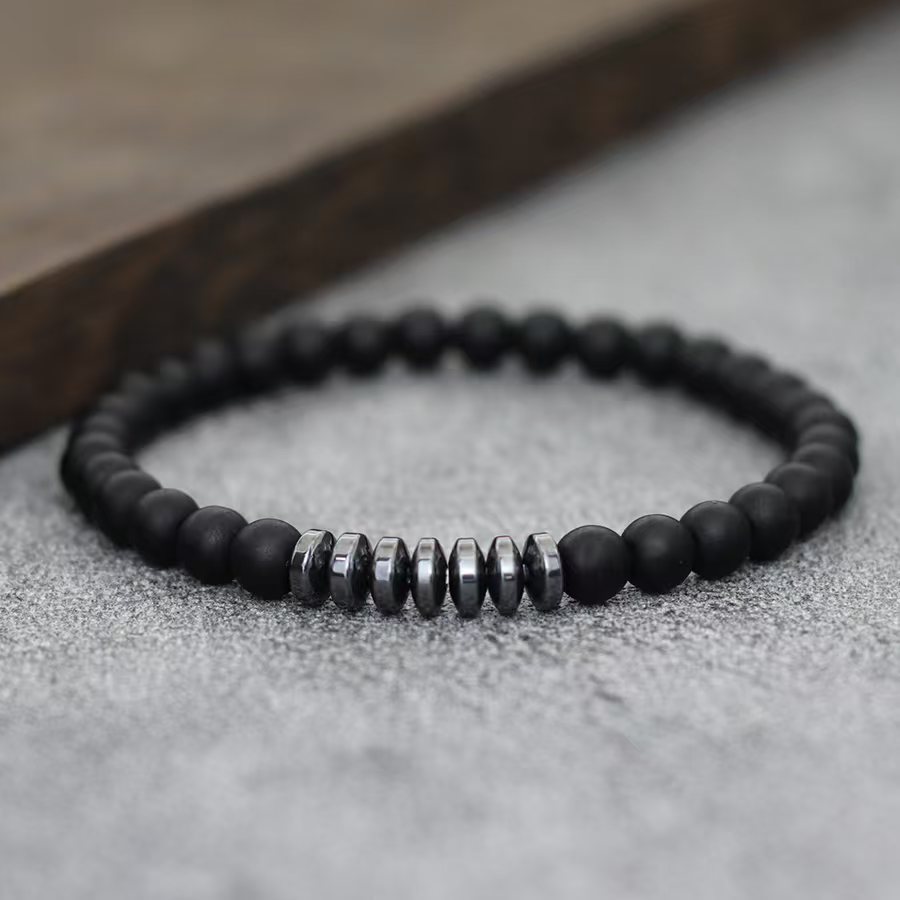 6MM 블랙 매트 + 블랙 담석