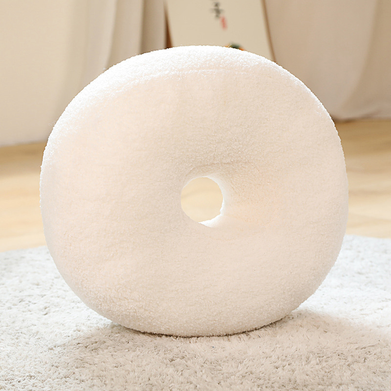 Ins almohada esférica blanca nórdica rosa almohada de torsión lunar donut anacaju geometría de forma diferente lote de respaldo