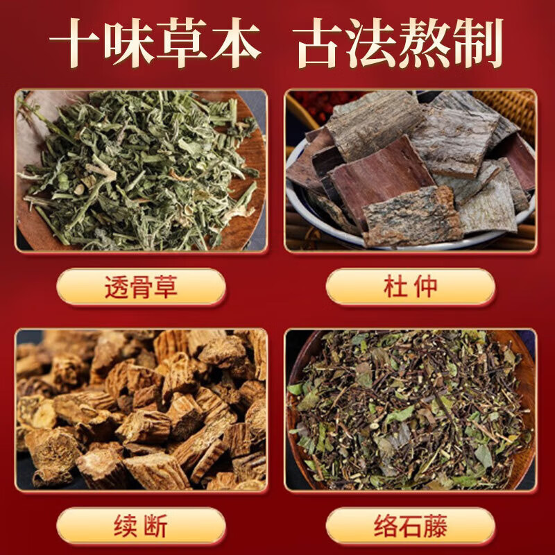 北京同仁堂草本老黒膏首肩周腰椎足腰関節痛艾草灸ツボ膏貼り|undefined