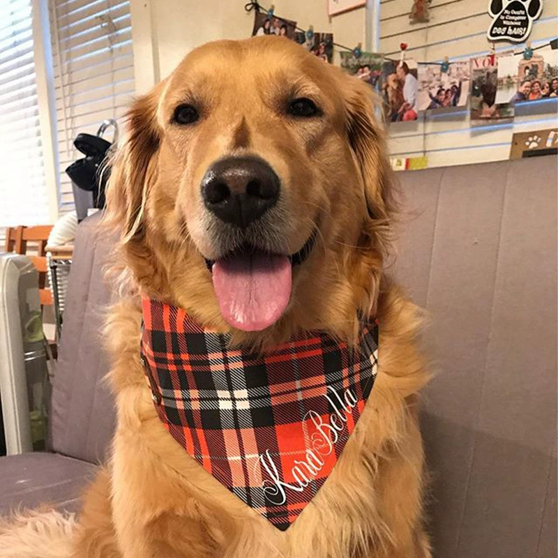 Европейский и американский Amazon в наличии Весна и лето универсальный маленький шарф для собак кошка собака скользкое полотенце нагрудник треугольное полотенце