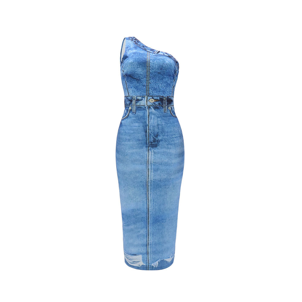 245g Weight Maxi Long Dress Dress Length Type Sleeveless Sleeve Length Sheath Dress Dresses Type Polyester Fabric Type High Waist Waist Line Holiday, Daily Occasion Oblique collar Neckline Slim Fit Type Solid Color Pattern Summer Season Women's Gender Printing Design Streetwear Style Wholesale Women's Streetwear Printing Solid Color Holiday Daily Oblique Collar Sleeveless Sheath Dress 13