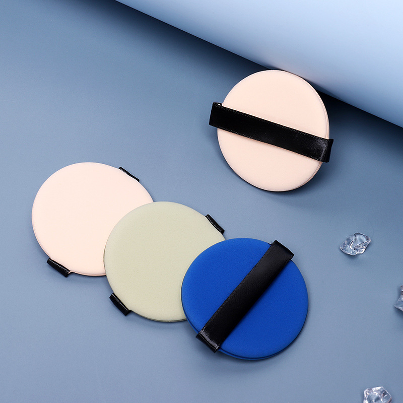 El soplo de polvo sin látex de doble cara se hace más grande cuando se expone al agua de doble cara disponible BB Cream powder puff maquillaje belleza herramienta cojín de aire soplo de polvo