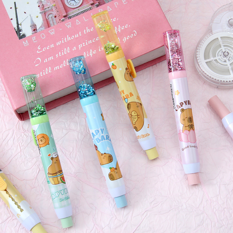 Sand flotante borracha carpibala empuje y tira para limpiar menos residuos de papelería para estudiantes de alta cara