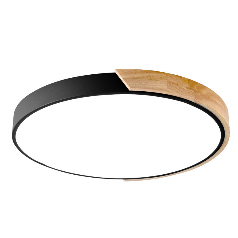 Nordic lámpara del dormitorio de registro moderno simple ronda LED lámpara de techo ultra-delgada macaron sala de lámpara de estudio