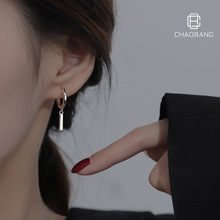 小银条耳环女ins简约冷淡风耳饰小众时尚个性百搭设计高级感耳扣