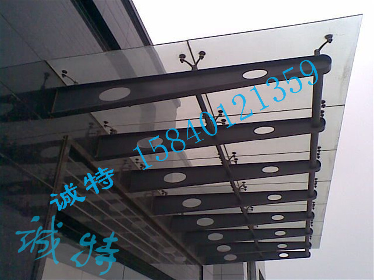 铁、不锈钢雨搭雨棚钢梁、支架、牛腿、点式幕墙爪件、玻璃幕墙