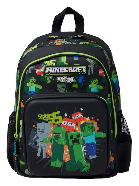 Австралийский рюкзак Smiggle нового стиля для учащихся начальной и средней школы, рюкзак Minecraft, вода, еда сумка