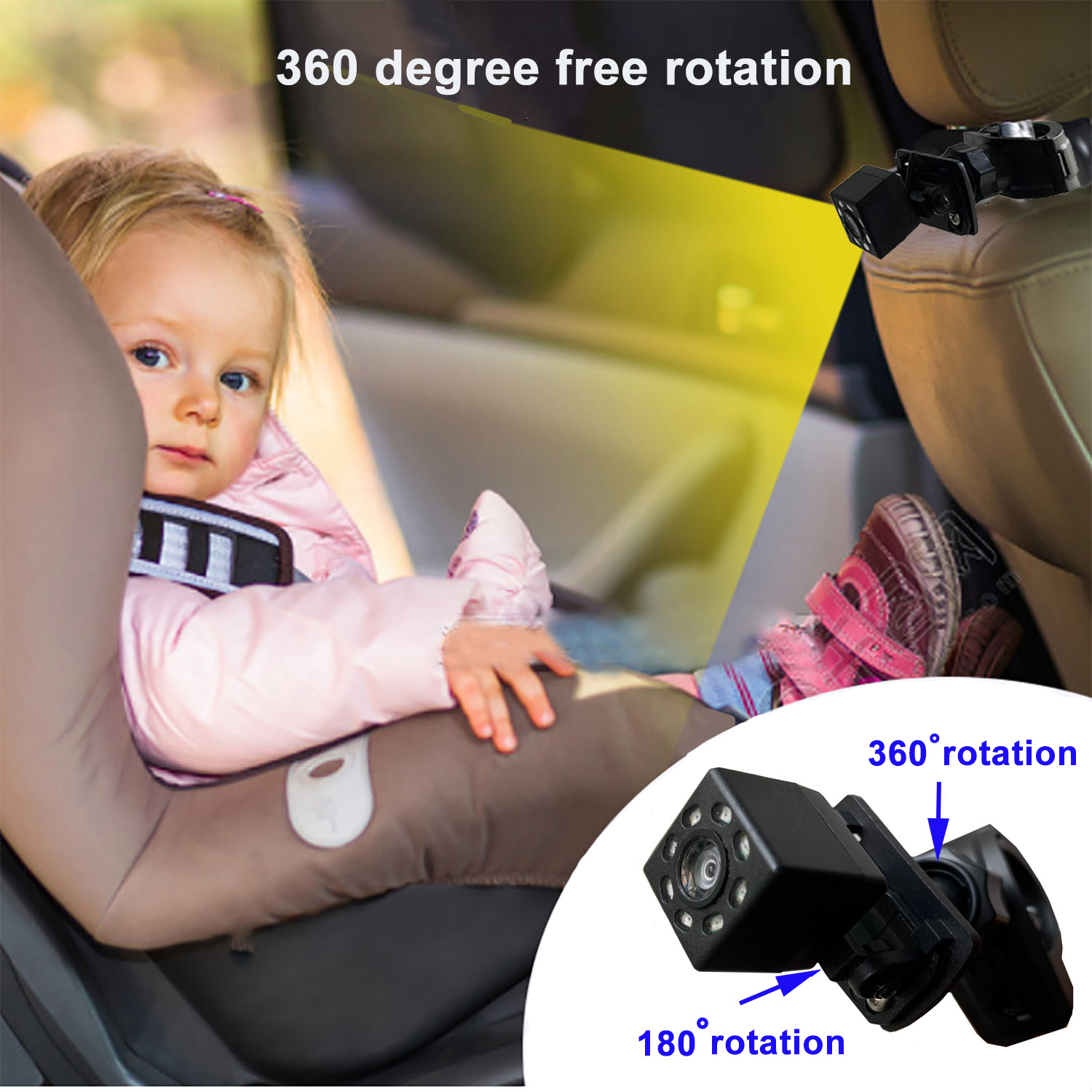 Amazon Bestseller 4.3inch Baby Car Monitor Baby Rearview Camera Baby Car Mirror