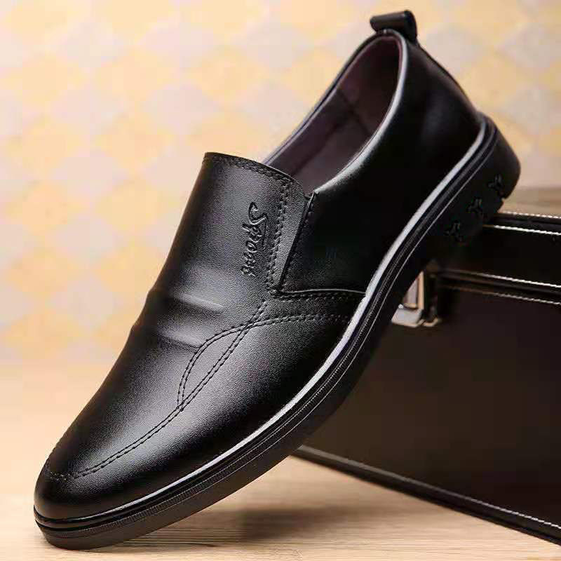 Leather Shoes Men's Breathable Casual Shoes Men's British Style Business Leather Shoes Fashionable All-match Shoes Men's Soft Sole Work Shoes Leather Shoes Men's Breathable Casual Shoes Men's British Style Business Leather Shoes Fashionable All-match Shoes Men's Soft Sole Work Shoes