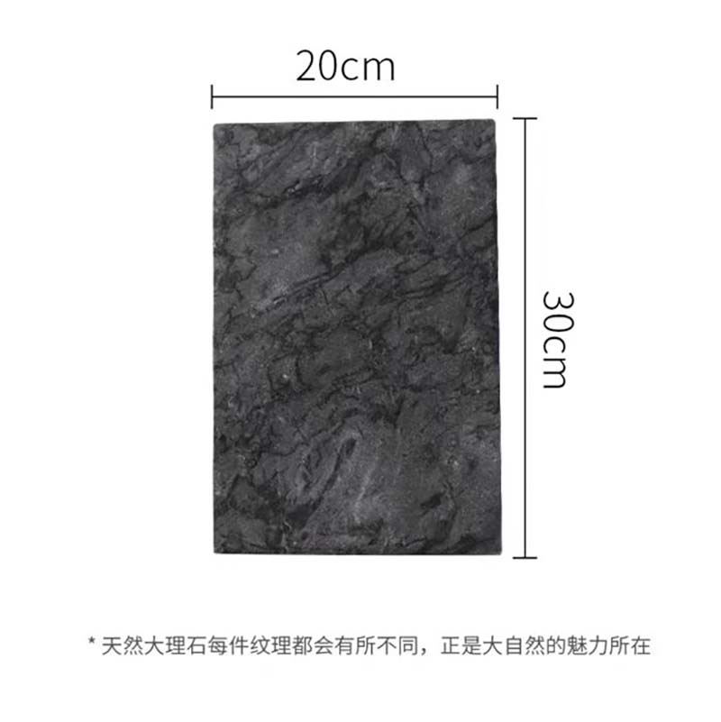 Nórdico estilo simple bandeja de mármol natural postre creativo plato de comida occidental placa de almacenamiento de joyería placa de decoración