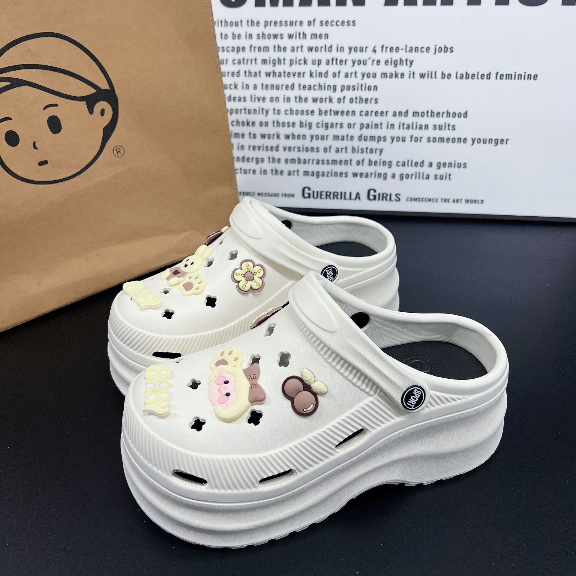 【화이트】DS-127 BABY 여아용 10개입