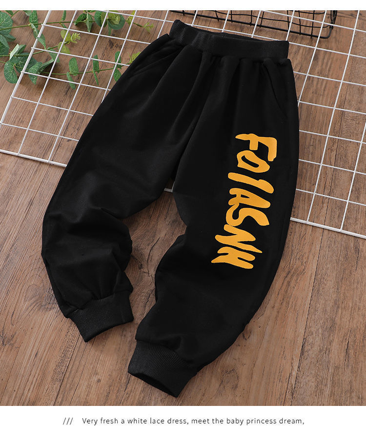 The new trendy and stylish two-piece Korean-style sporty sweatshirt set for men and boys in autumn and winter pic 18