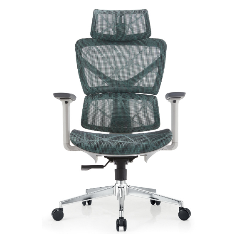 017 - 34 - J0031 * marco blanco verde (red hueca de espalda alta + pasamanos 3D + chasis de tres velocidades + pies galvanizados) 73 * 40 * 64 * 17KG