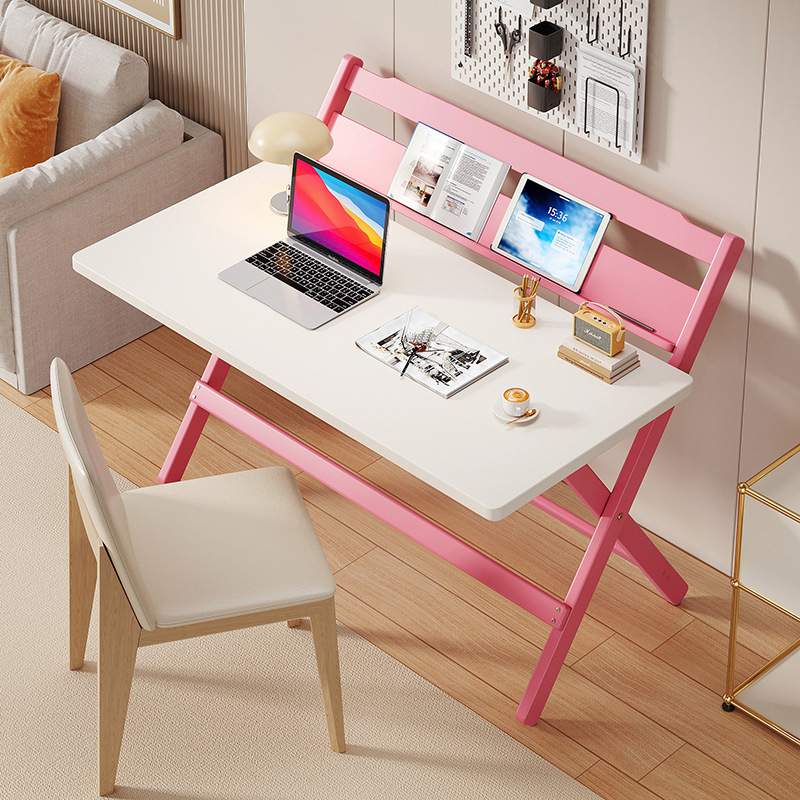 Installation-Free Children's Study Table Bedroom Home Student Homework Writing Desk Office Computer Desk Folding Desk