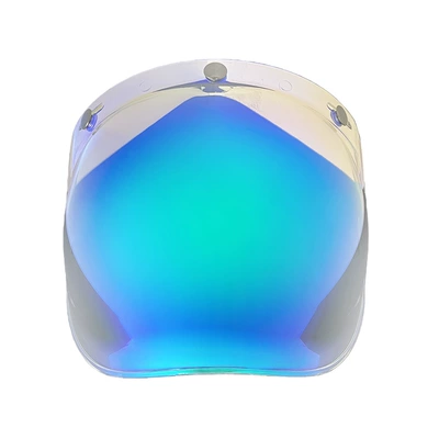 with Curved Surface, Three-Button | Dəbilqə (Kaska) aksesuarları - revo-aurora-blue