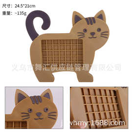 跨境创意呆萌可爱桌面摆件宠装饰送礼物猫咪造型相框异形猫咪现货