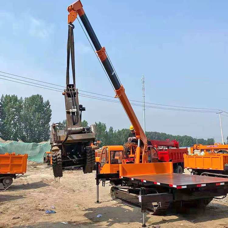 卡博恩 随车吊 农用小像农用车改装吊机 四驱随车吊