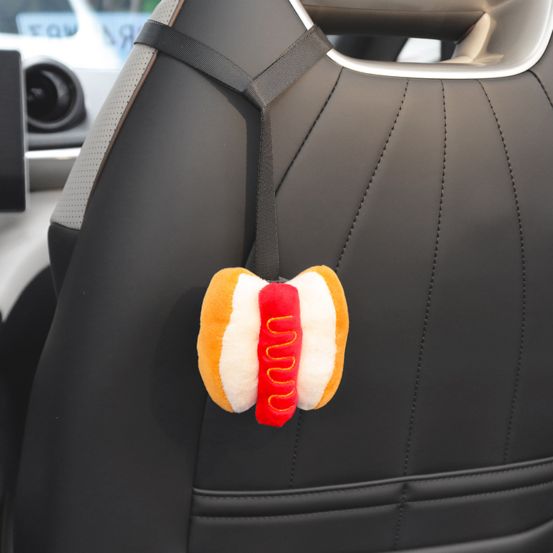 Nueva caricatura BYD Dolphin Seagull Sports Asiento con gancho trasero, almacenamiento en el automóvil, productos interiores de dibujos animados lindos