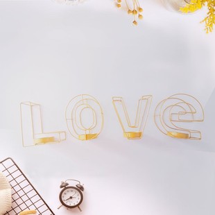Nordic simple personalized romantic props aromatherapy candle cup Golden Candlestick decoration living room decoration Feng Feng Feng crafts