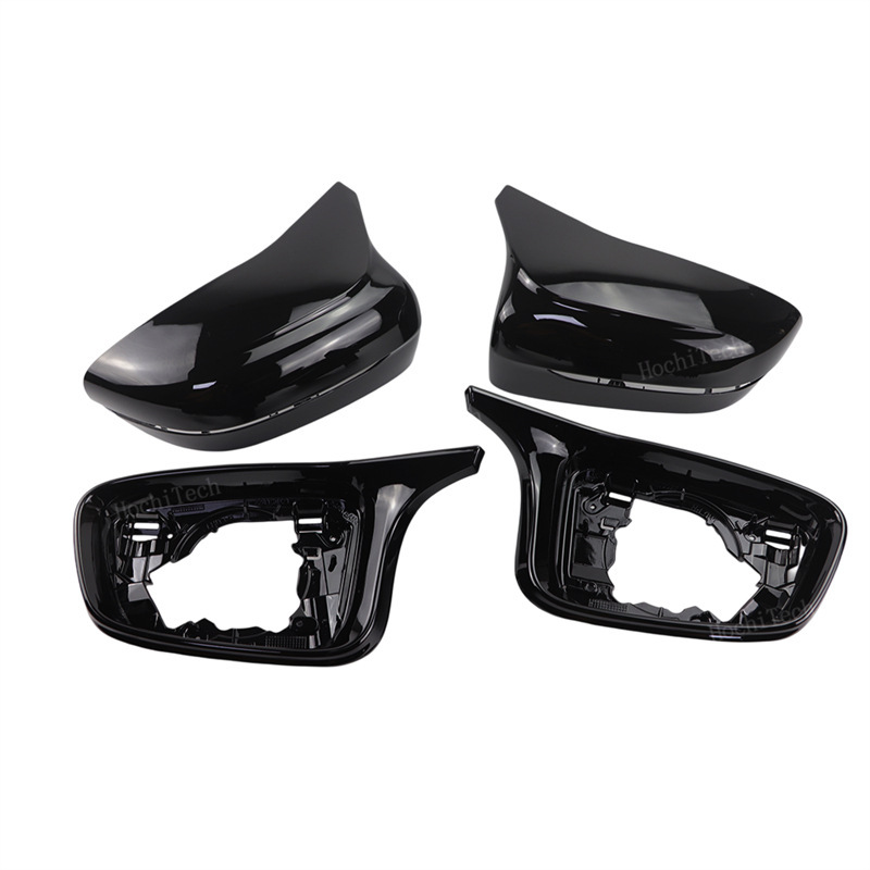 Suitable for Bmw 3 4 5 6 7 Series G20 G30 Modified M5 Mirror Cover 4-Piece Set Carbon Fiber Black Horn Rearview Mirror Housing