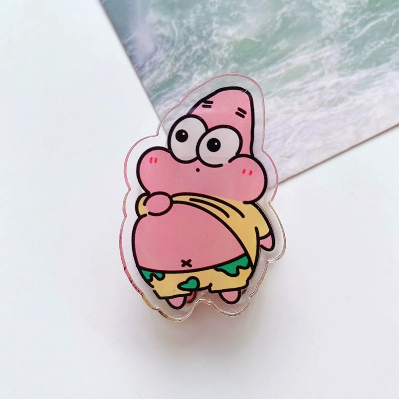 Cartoon sponge children's acrylic double-sided folder
