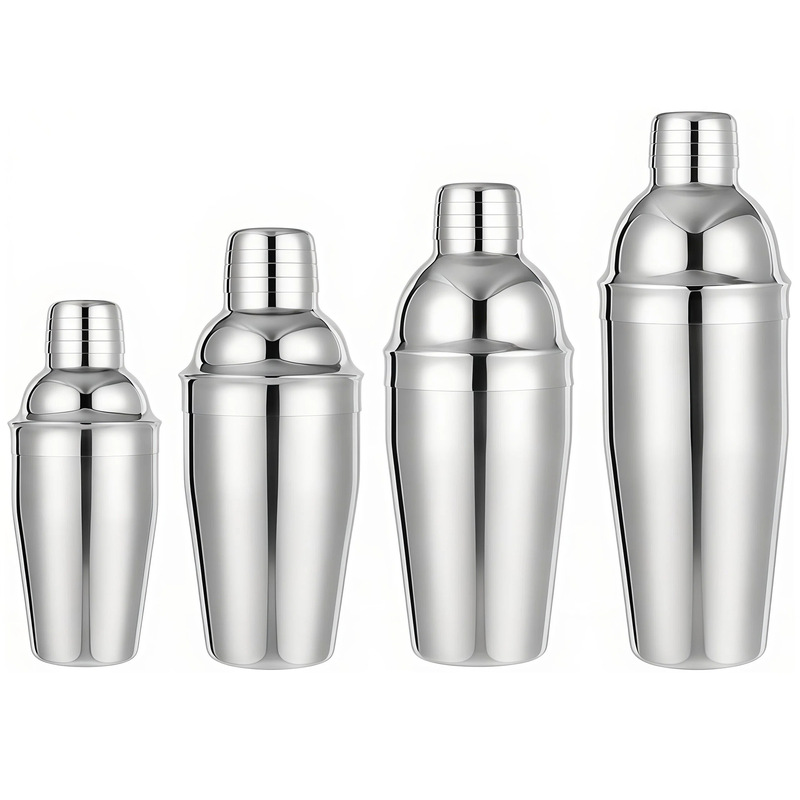 Stainless Steel Three-Section Cocktail Shaker Bar Cocktail Mixing Cup Tool Shaker Cup Milk Tea Shop Shaker Stainless Steel Three-Section Cocktail Shaker Bar Cocktail Mixing Cup Tool Shaker Cup Milk Tea Shop Shaker