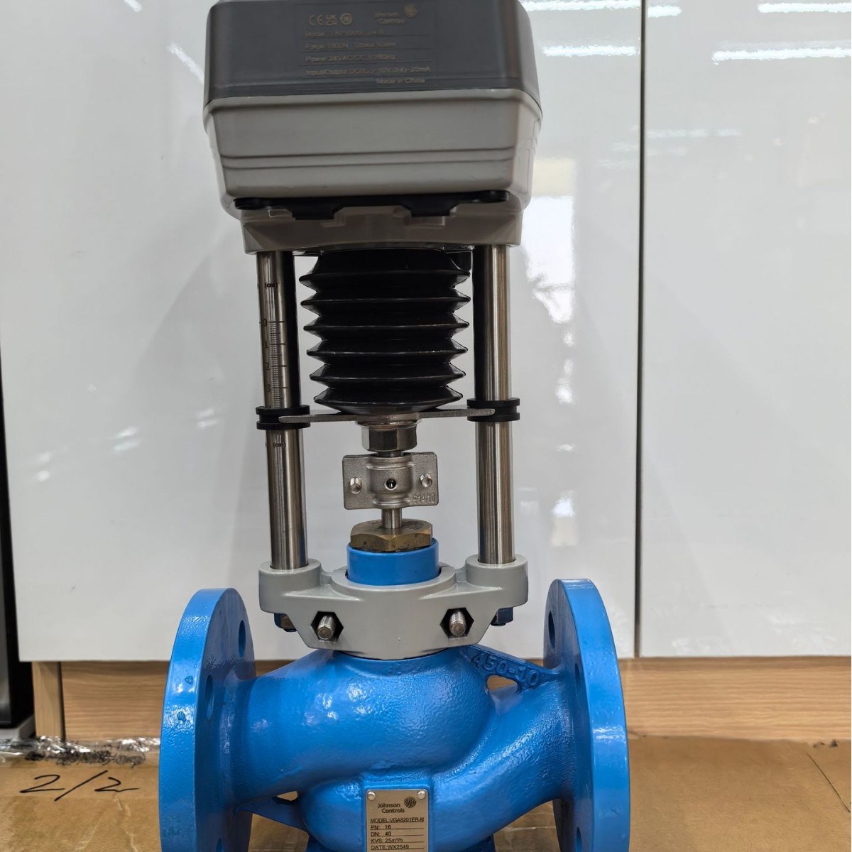 江森电动调节阀VGA8201AG+VAP600S-24 换热站热水蒸汽介质适用
