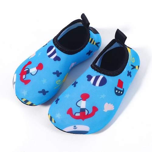 Delicate Breathable Beach Shoes, Cute Parent-Child Rafting Shoes, Summer Unisex Children's Floor Socks, Non-slip, Anti-cut Soft Sole Shoes