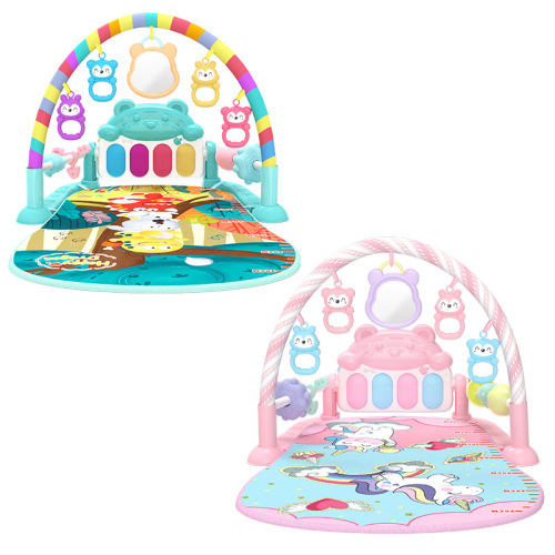 Same style pedal piano baby fitness stand newborn toddler 4 baby lying down to play 3-6 months 0-1 years old toys
