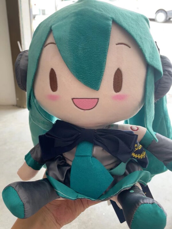 正版同款现货初音未来玩偶抱枕经典深海毛绒fufu玩偶公仔摆件礼物|undefined