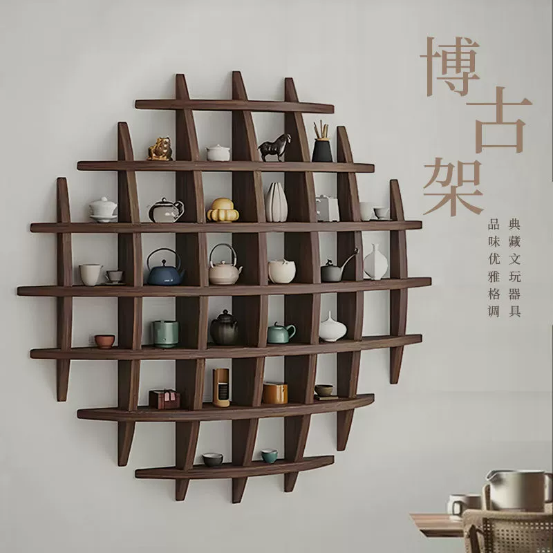 Boku Raba настенная настенная стенка из цельного дерева подвесной настенная подставка для чайных чашек на стене