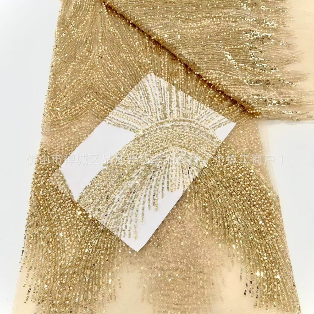 Tejido bordado de flores, tejido de sequinilla, tejido de boda, tejido bordado de sequinilla, fábrica de tejido bordado en stock al por mayor