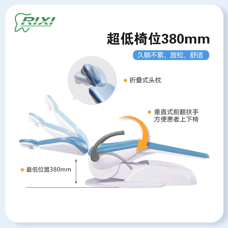 Silla dental eléctrica especial transfronteriza Silla de tratamiento integral dental mesa oral mesa de trabajo móvil tipo split dental