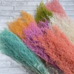 批發云南永生花蜡烛香薰DIY花材多色批发高级色永生米蒿现货