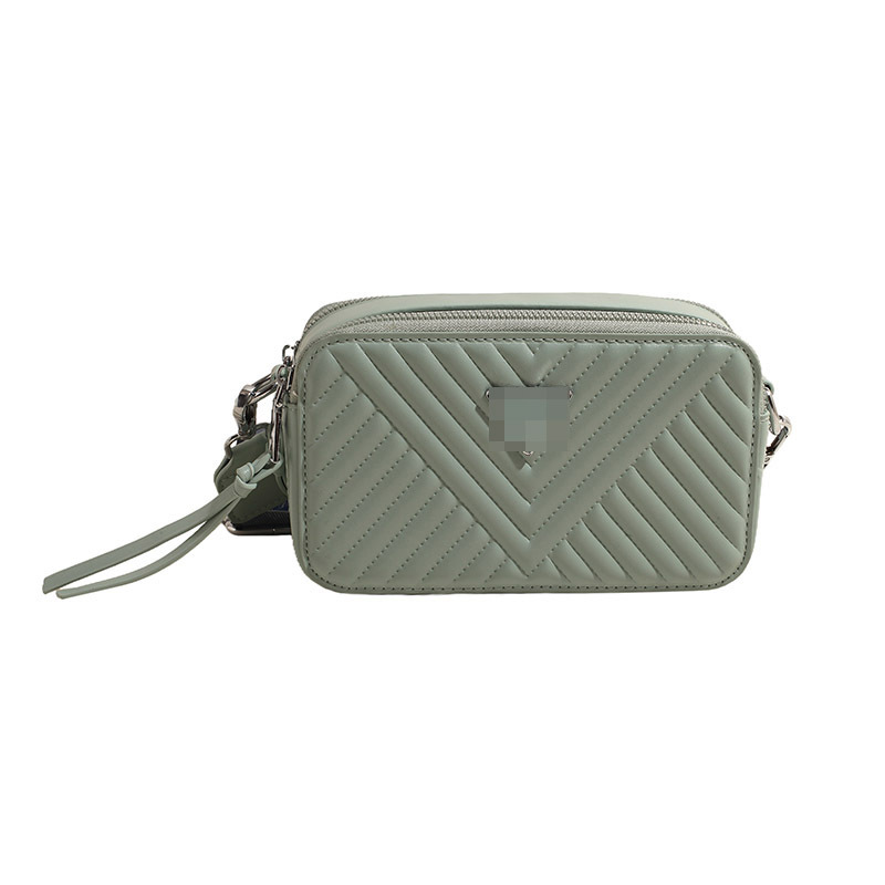 Bolso de hombro transfronterizo tendencia de la moda femenina tira de rombos bolso cuadrado pequeño casual todo-fósforo sentido de alta gama bolso de mensajero de estilo europeo y americano