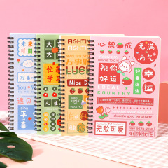 A5 Inspirational Spiral Notebook Cute Handwritten Notebook Set Spiral Notebook Student Notebook Good Luck Notebook