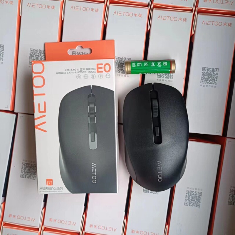 Cross-Border Bluetooth Wireless Dual-Mode Mouse Mitu E0 Computer Cute Smart Desktop Notebook Office Business Home