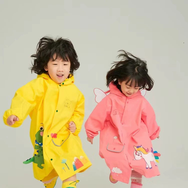 Детский плащ в садик для мальчиков и девочек Плащ для учеников начальной школы 2022 новый детский пончо для мальчиков и девочек