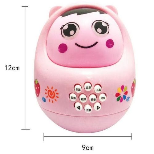 Tumbler toy children's baby baby music large educational chewable teether cartoon early education learning story machine