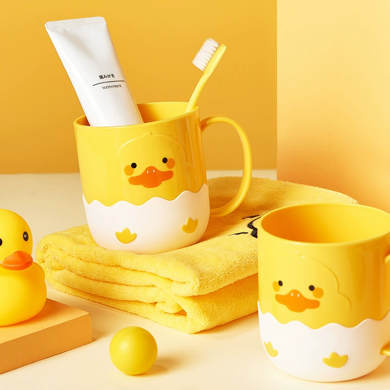 Мультяшная детская полоскалка B.Duck с милым ртом, зубная щетка для учащихся младшей школы, увеличенная толщина