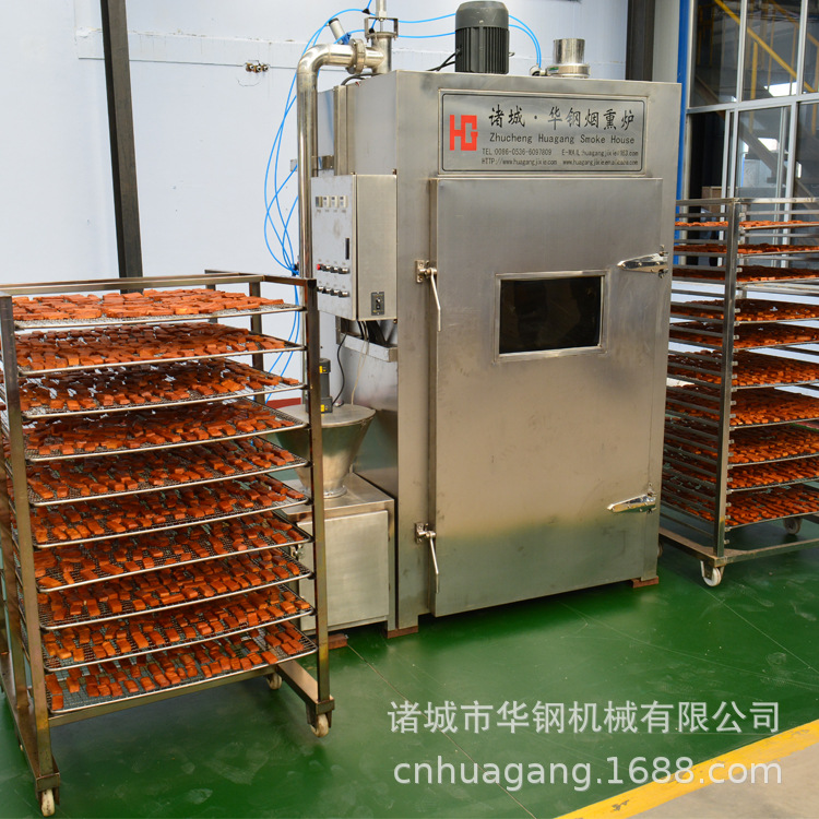 豆干烟熏炉 不锈钢腊肉香肠熏蒸机 一机多用 上色均匀 烟熏效果好
