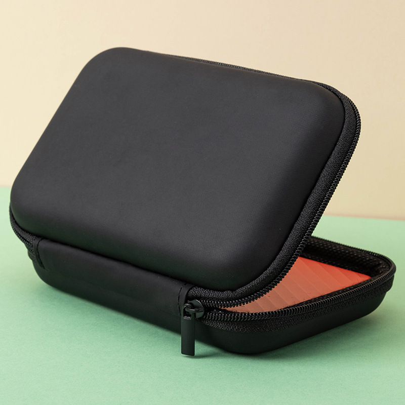 Eva ヘッドフォンバッグモバイルハードドライブバッグデータケーブル包装箱 2.5inch 収納袋 Bluetooth ヘッドセットジッパーバッグ|undefined
