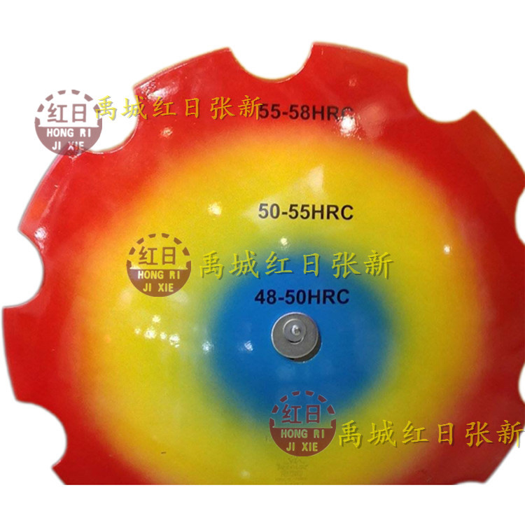 65锰弹簧钢耙片出口苏丹 660*6mm圆盘犁片 起垄犁片价格 手扶犁片