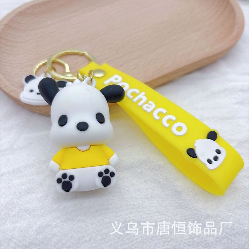 かわいい子犬のキーホルダーのアイデアの漫画の子犬の車のペンダントの祝典の贈り物の工場は卸売りします。|undefined